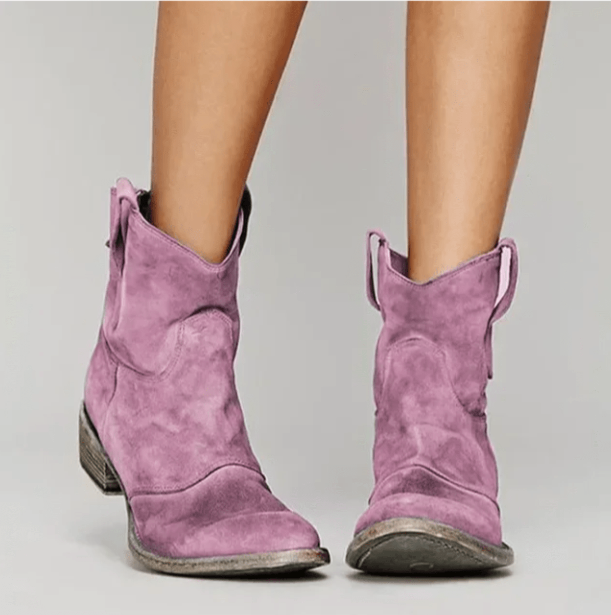 Charlotte – Orthopedic Suede and Cotton Ankle Boot