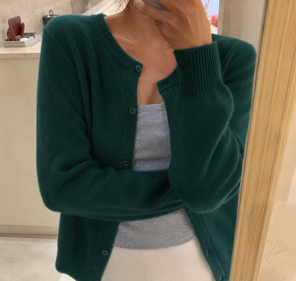 Rosemary – Soft Knit Button-Front Cardigan