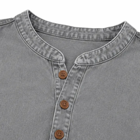 Avelyn – Henley Tunic Top with Side Buttons