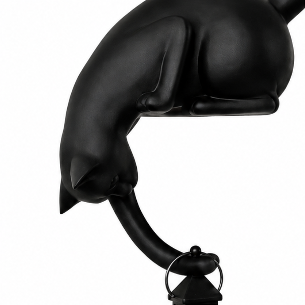 Shelf-Edge Cat LED Lantern