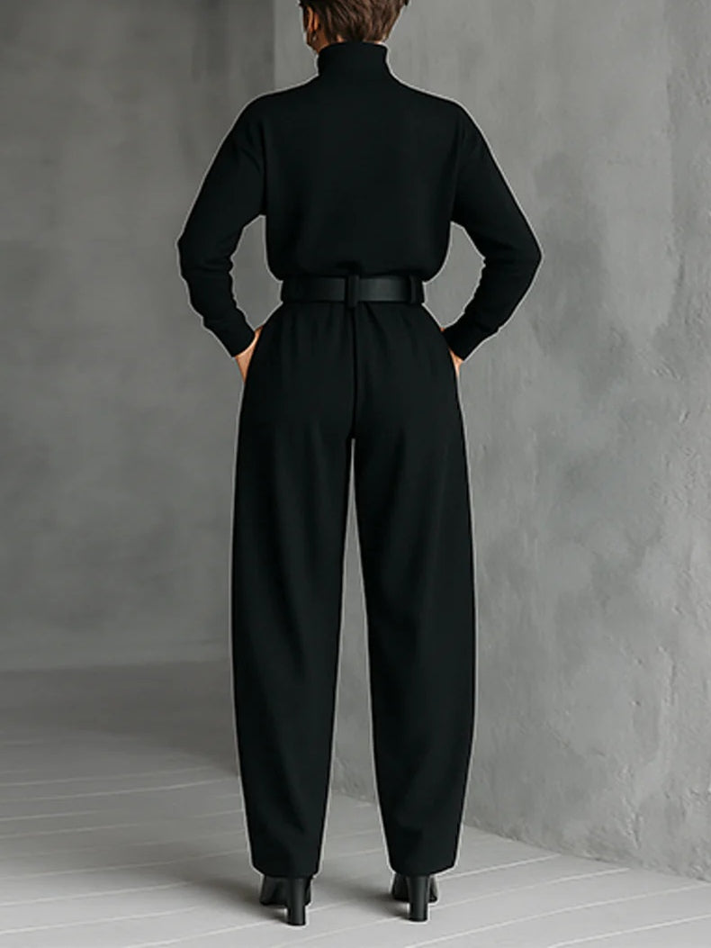 Juliet – Turtleneck & Straight-Leg Pants Set