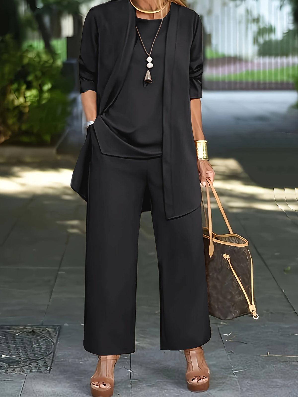 Nayla – Three-Piece Tailored Set