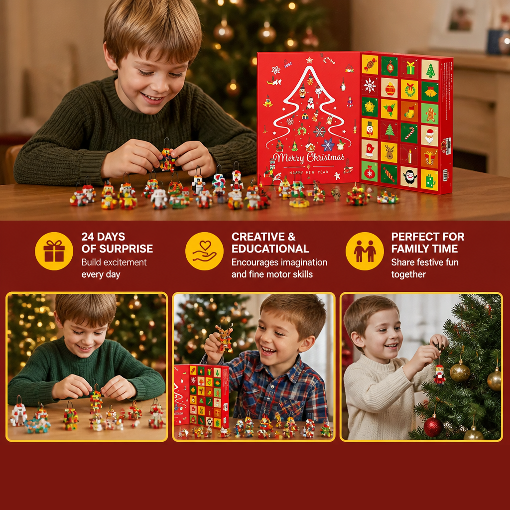 24 days of surprise, creative and educational, perfect for family time