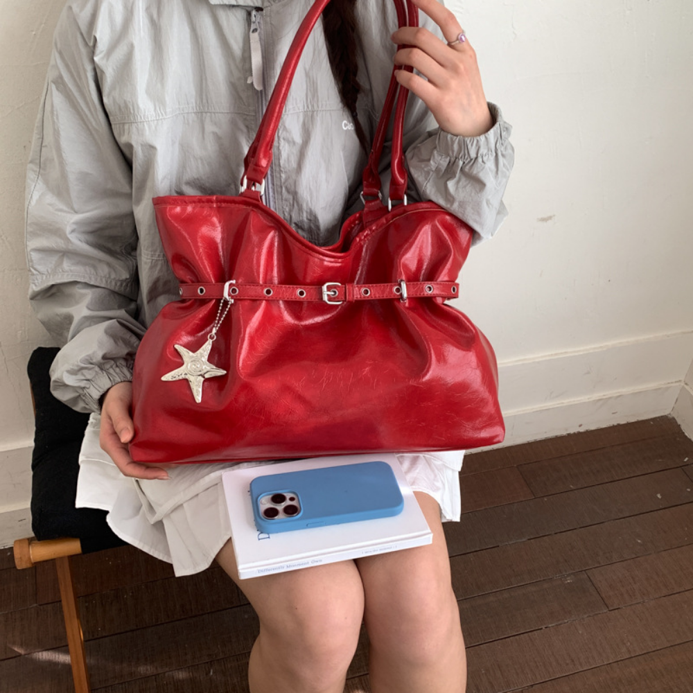 India Oversized Shoulder Bag — Sernelle — view 2