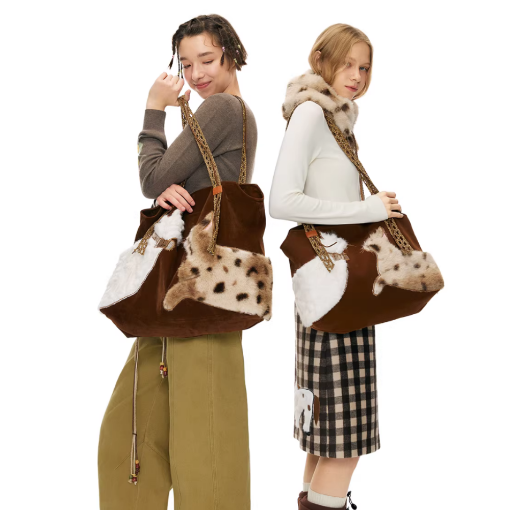 Alba Faux Fur Cat Bag — Sernelle — view 7