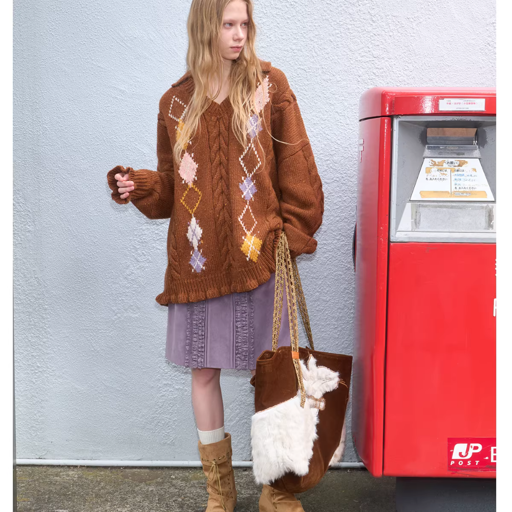 Alba Faux Fur Cat Bag — Sernelle — view 10
