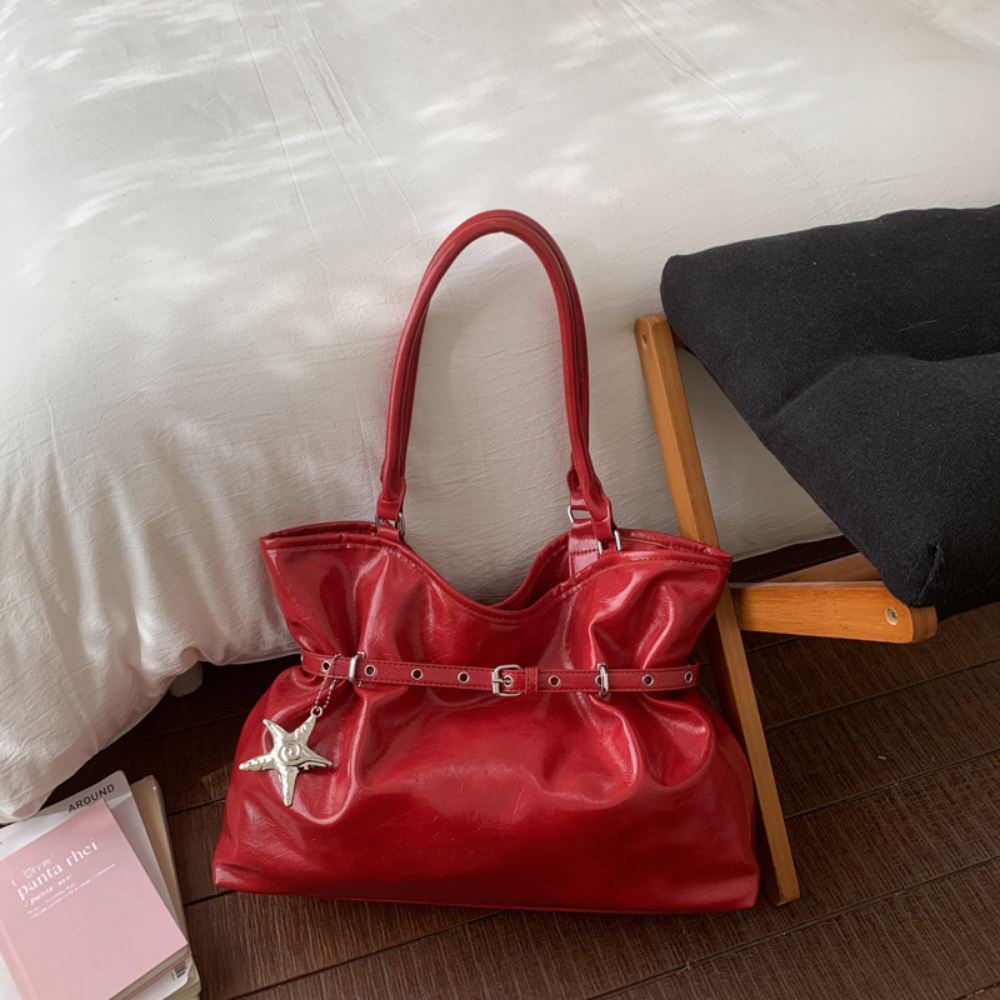 India Oversized Shoulder Bag — Sernelle — view 4