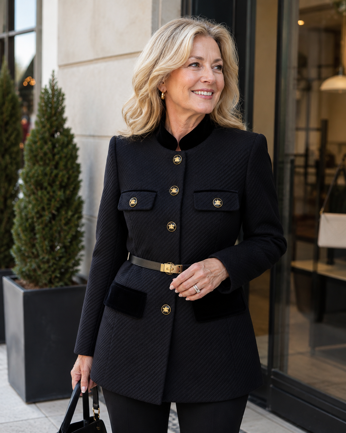 Georgina – Tailored Contrast Jacket