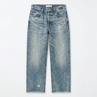 Vivara – Retro Fringed Cropped Straight-Leg Jeans