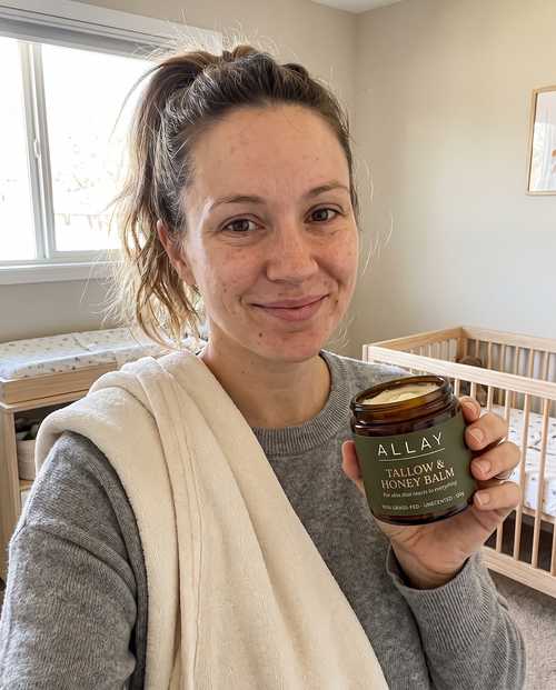 Allay customer — new mother