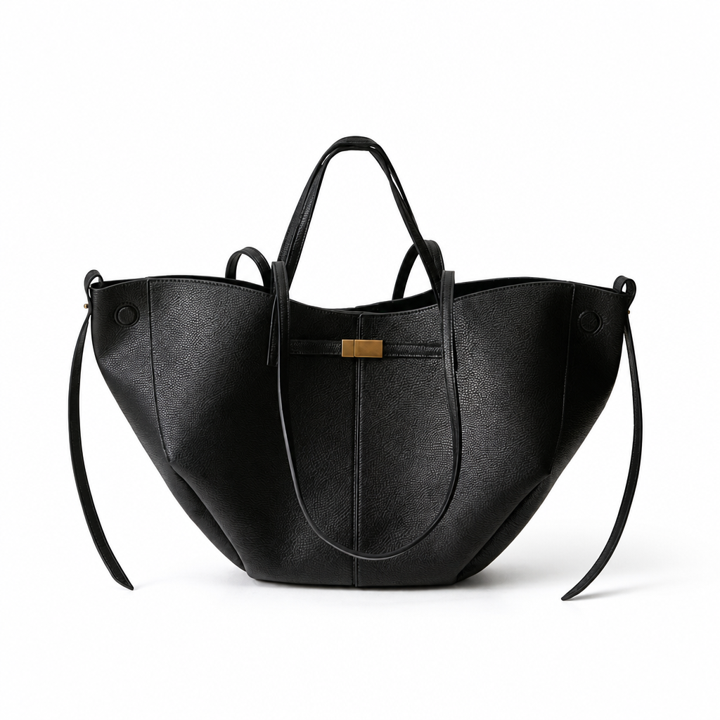 Delia Pebbled Tote Bag