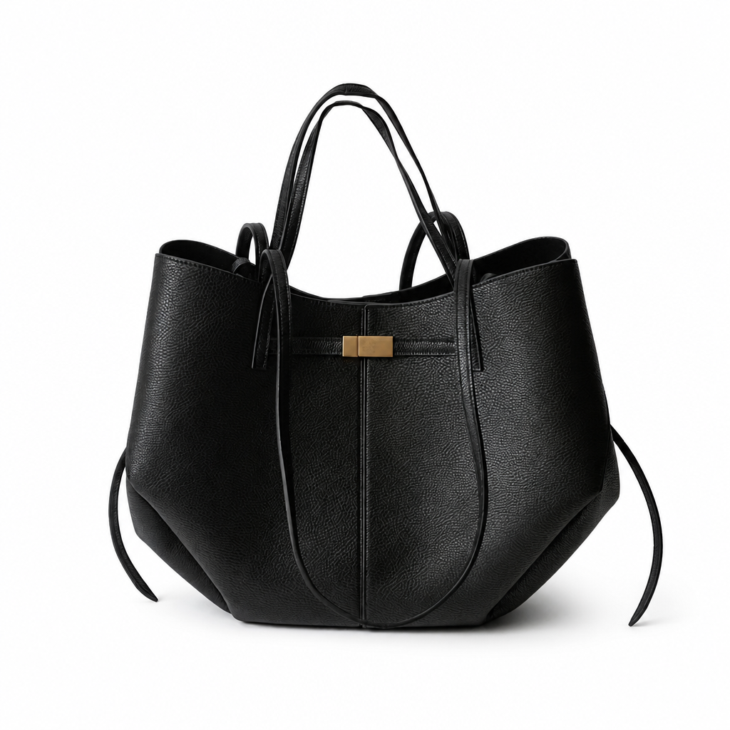 Delia Pebbled Tote Bag