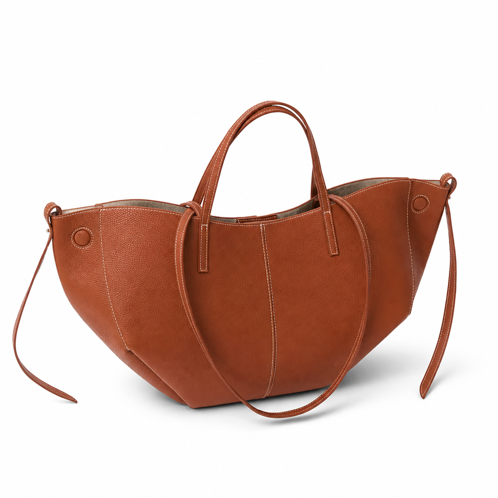 Delia Pebbled Tote Bag