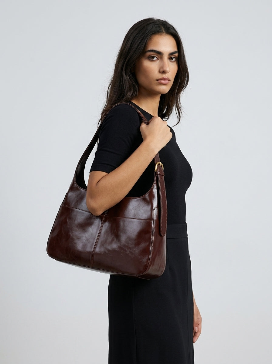 Ottilie Glossy Carryall Bag