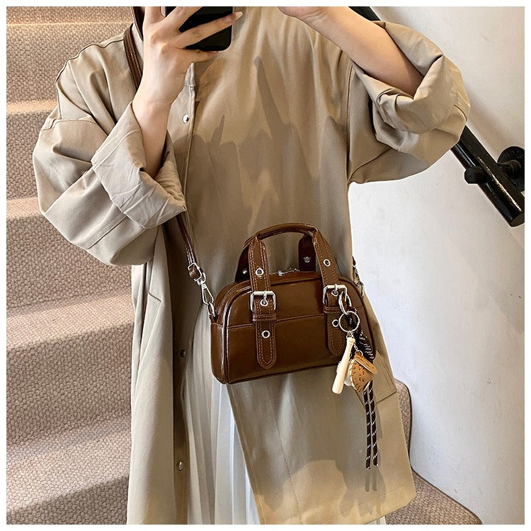 Josephine Glossy Mini Handbag — Sernelle — view 7