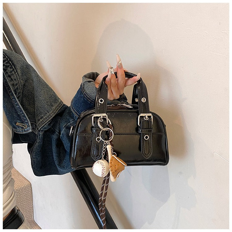 Josephine Glossy Mini Handbag — Sernelle — view 9