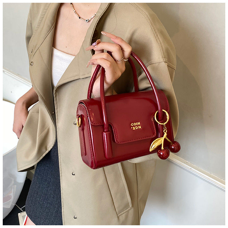 Aubrey Cherry Charm Mini Handbag — Sernelle — view 7