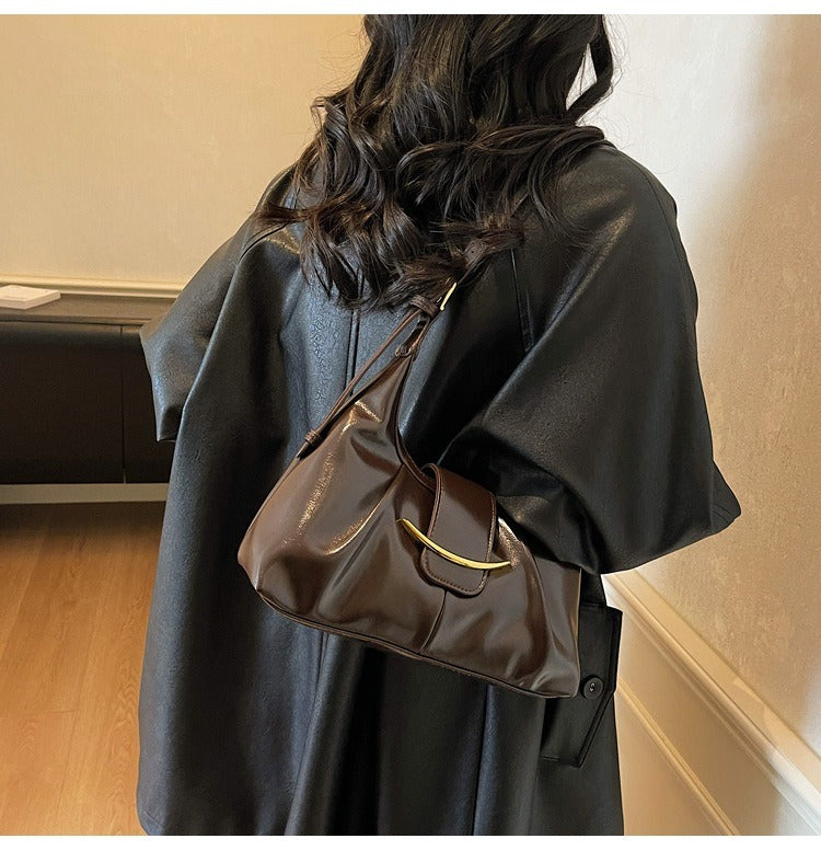 Blythe Glossy Shoulder Bag — Sernelle — view 5