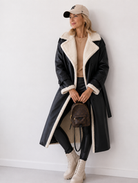 Yvette – Teddy-Lined Trench Coat