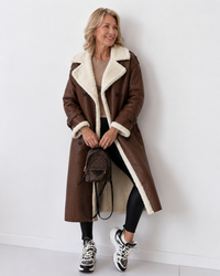 Yvette – Teddy-Lined Trench Coat