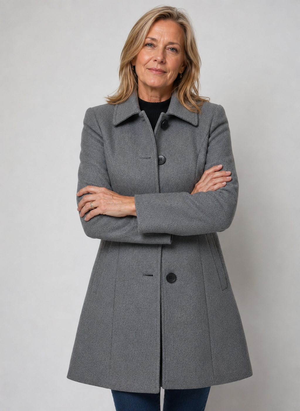 Lenora – Classic Fit & Flare Coat