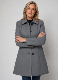 Lenora – Classic Fit & Flare Coat