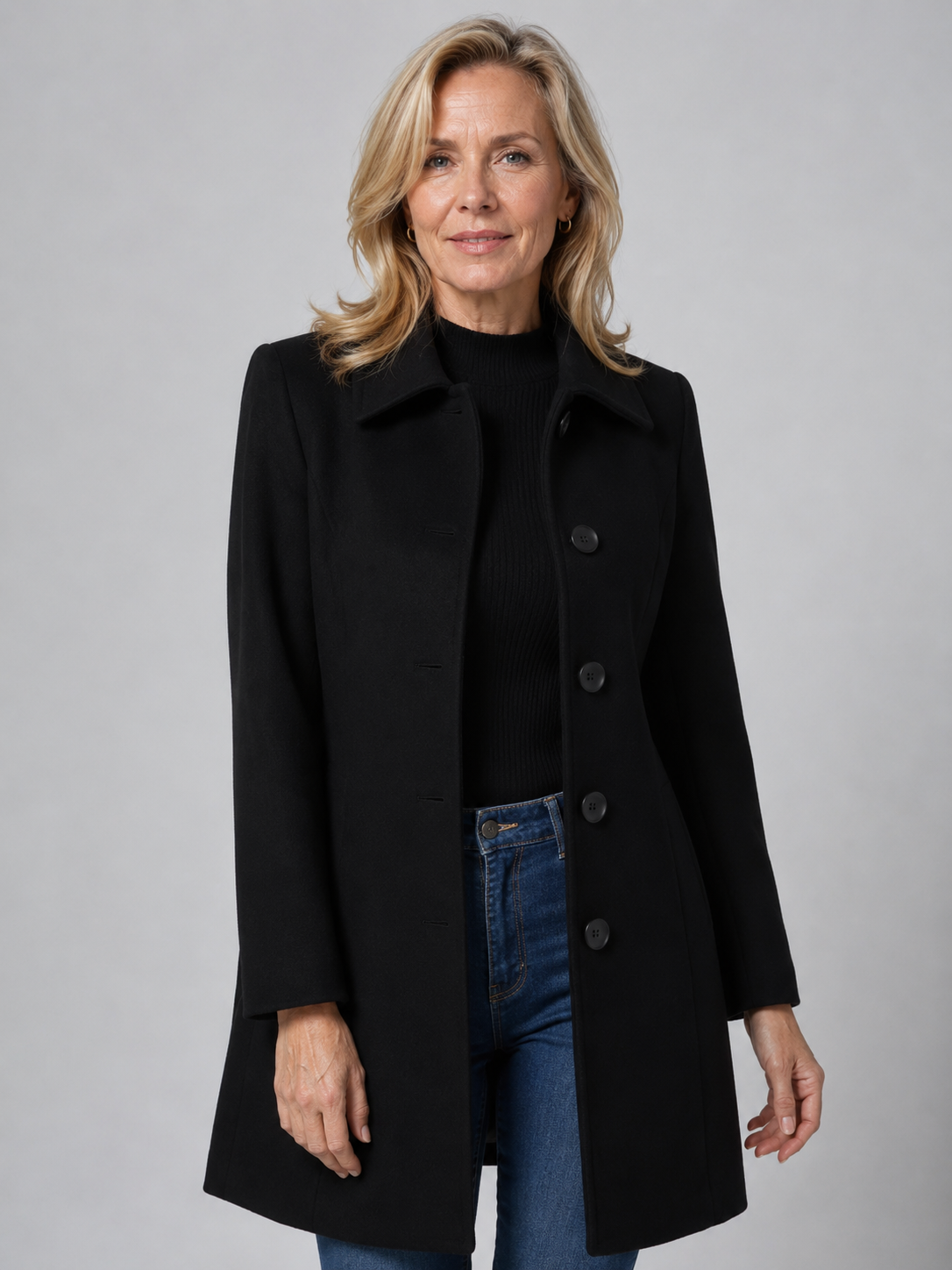 Lenora – Classic Fit & Flare Coat