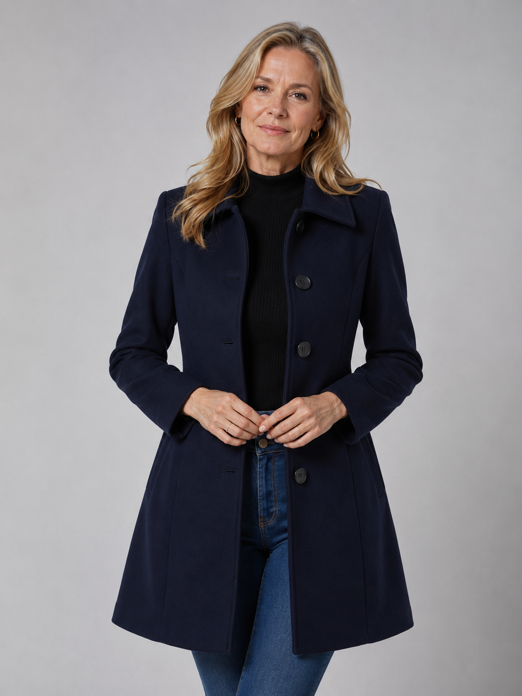Lenora – Classic Fit & Flare Coat