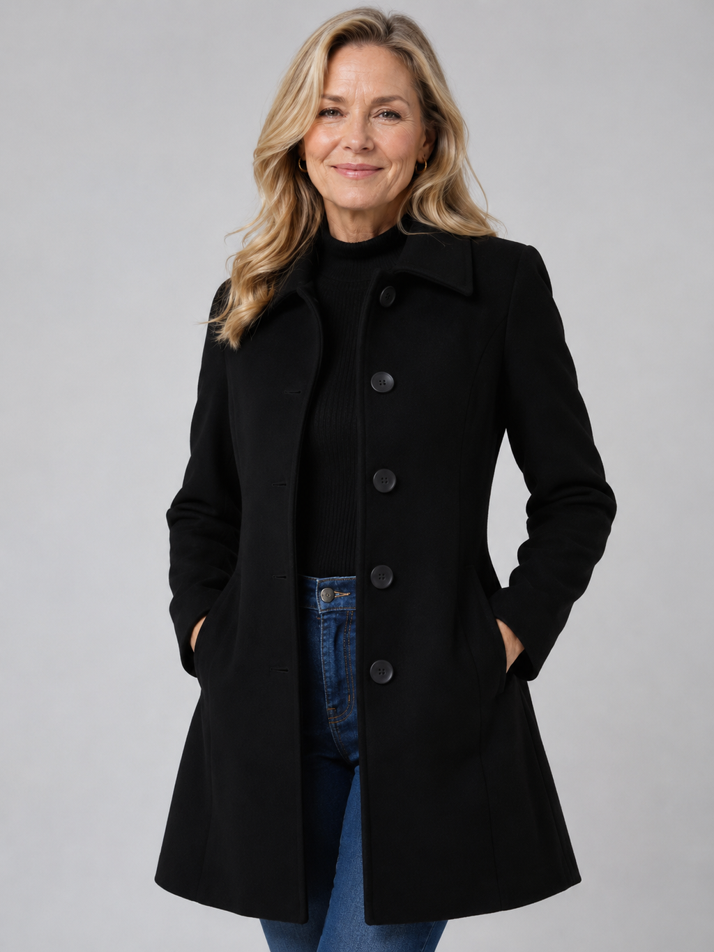 Lenora – Classic Fit & Flare Coat