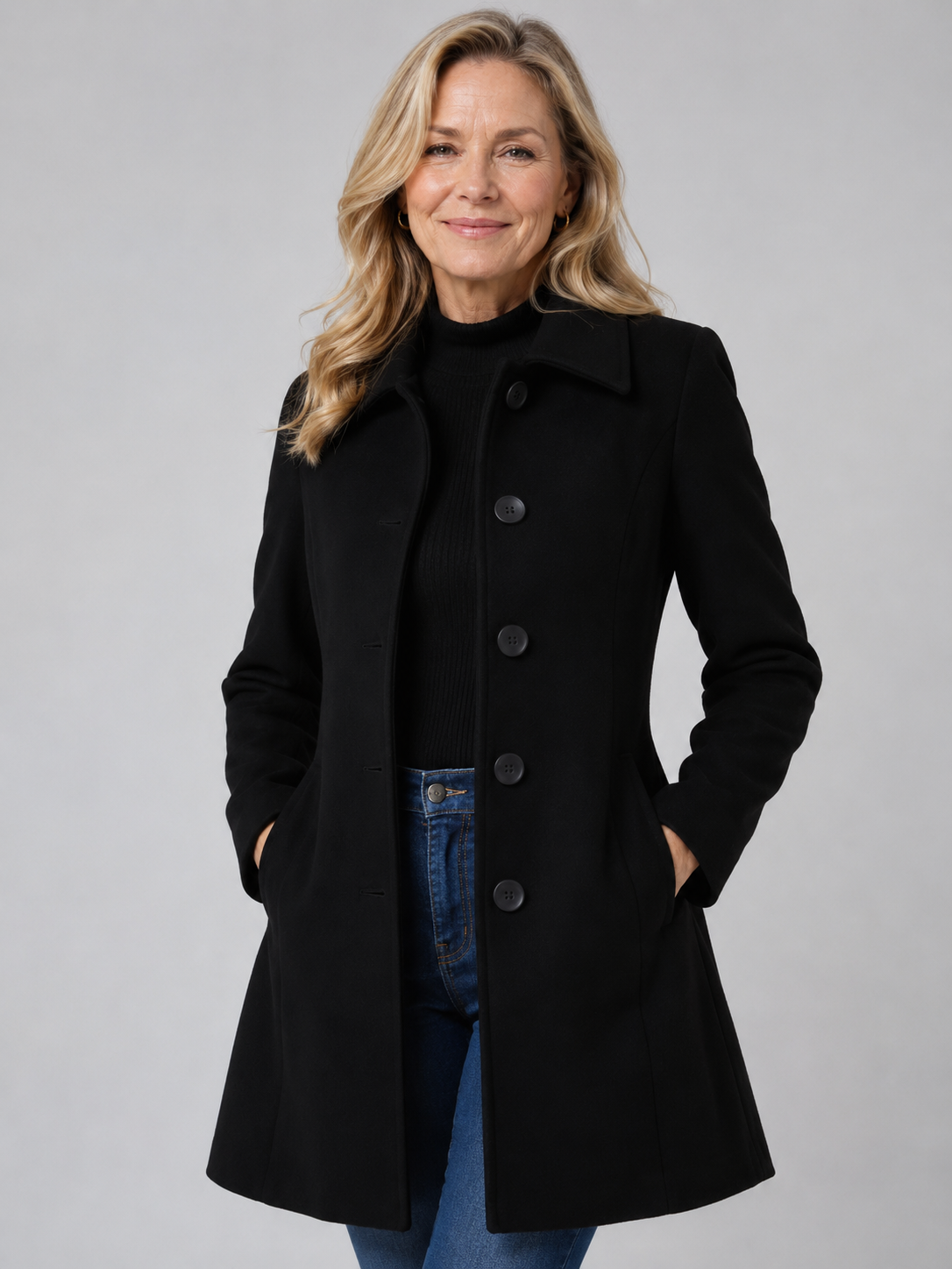 Lenora – Classic Fit & Flare Coat