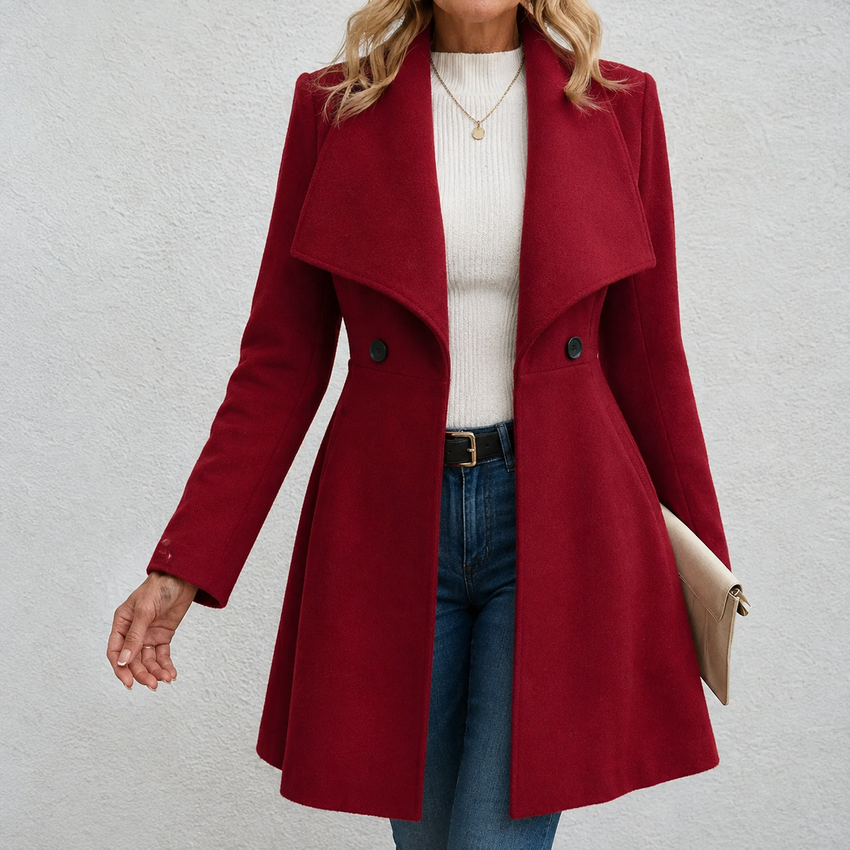 Louisa – Elegant Long Coat