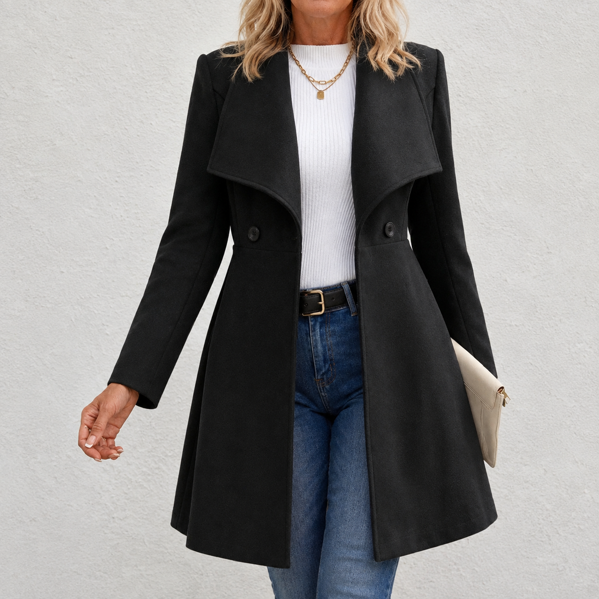 Louisa – Elegant Long Coat