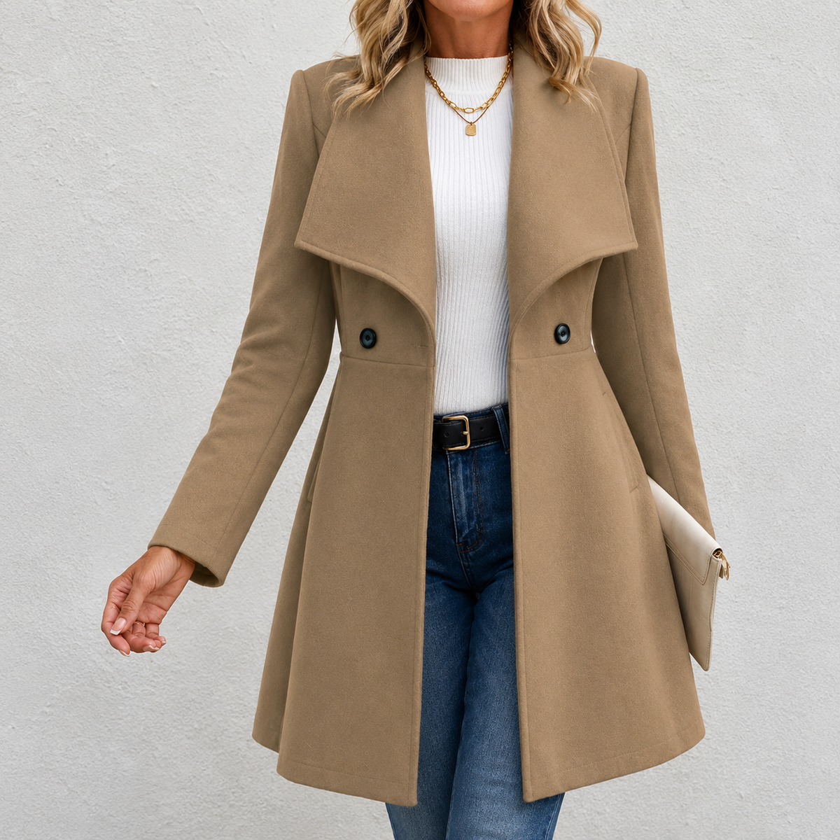 Louisa – Elegant Long Coat