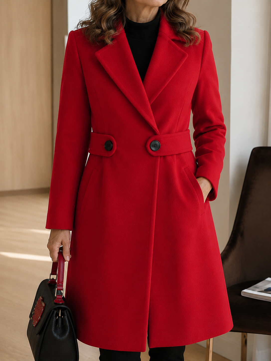 Lucinda – Elegant Long Coat