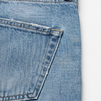 Lumière – High-Waisted Cropped Barrel Jeans