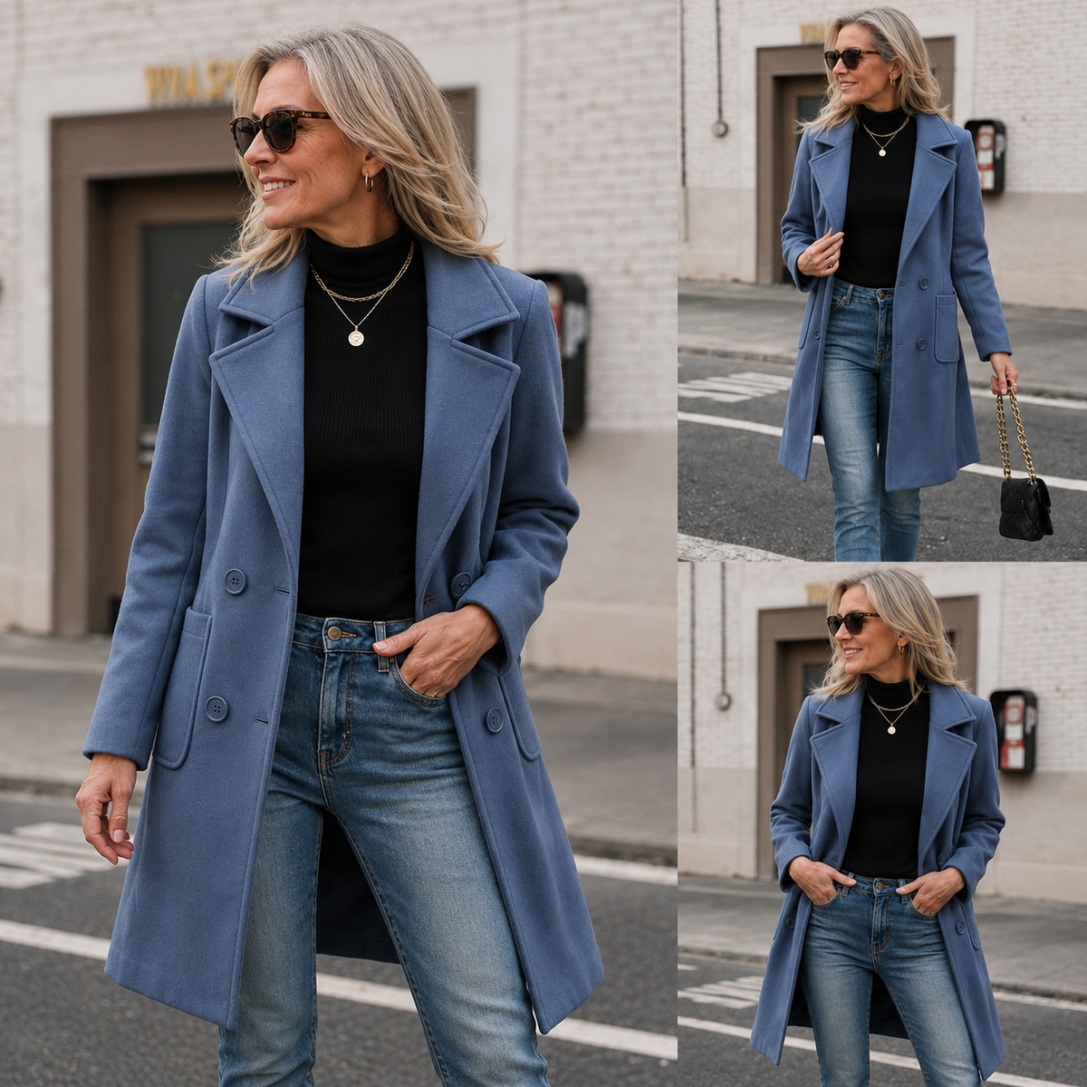 Nadine – Tailored Wool Coat