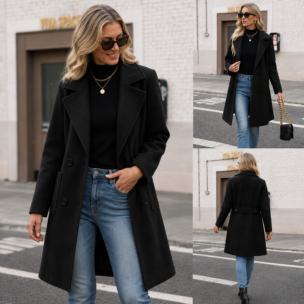 Nadine – Tailored Wool Coat