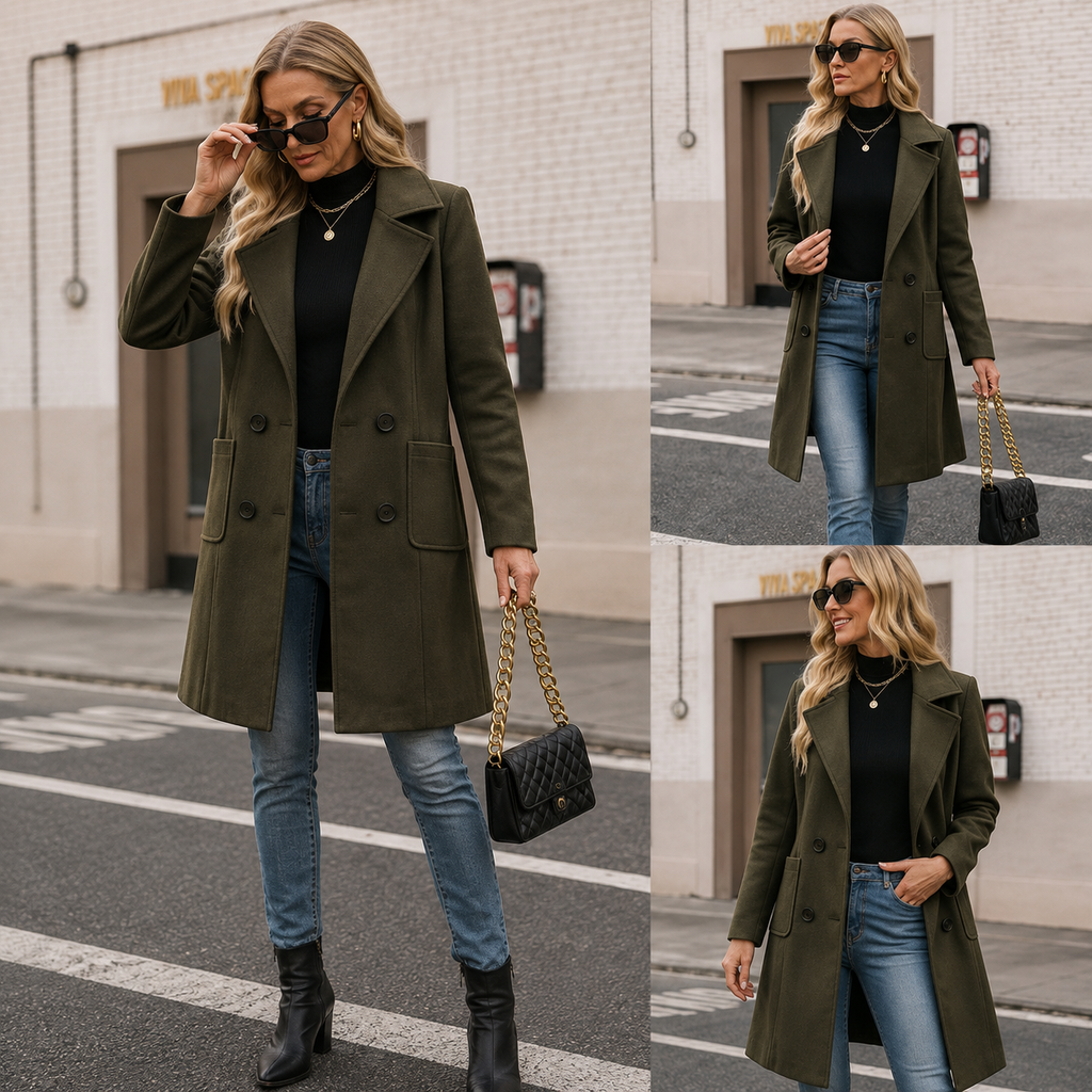 Nadine – Tailored Wool Coat
