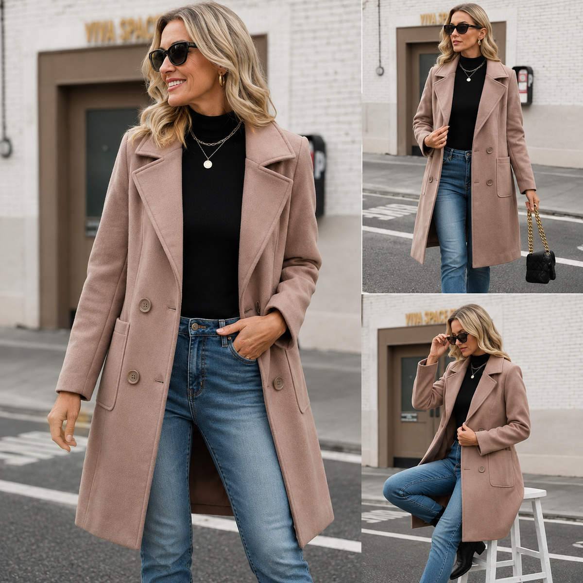 Nadine – Tailored Wool Coat