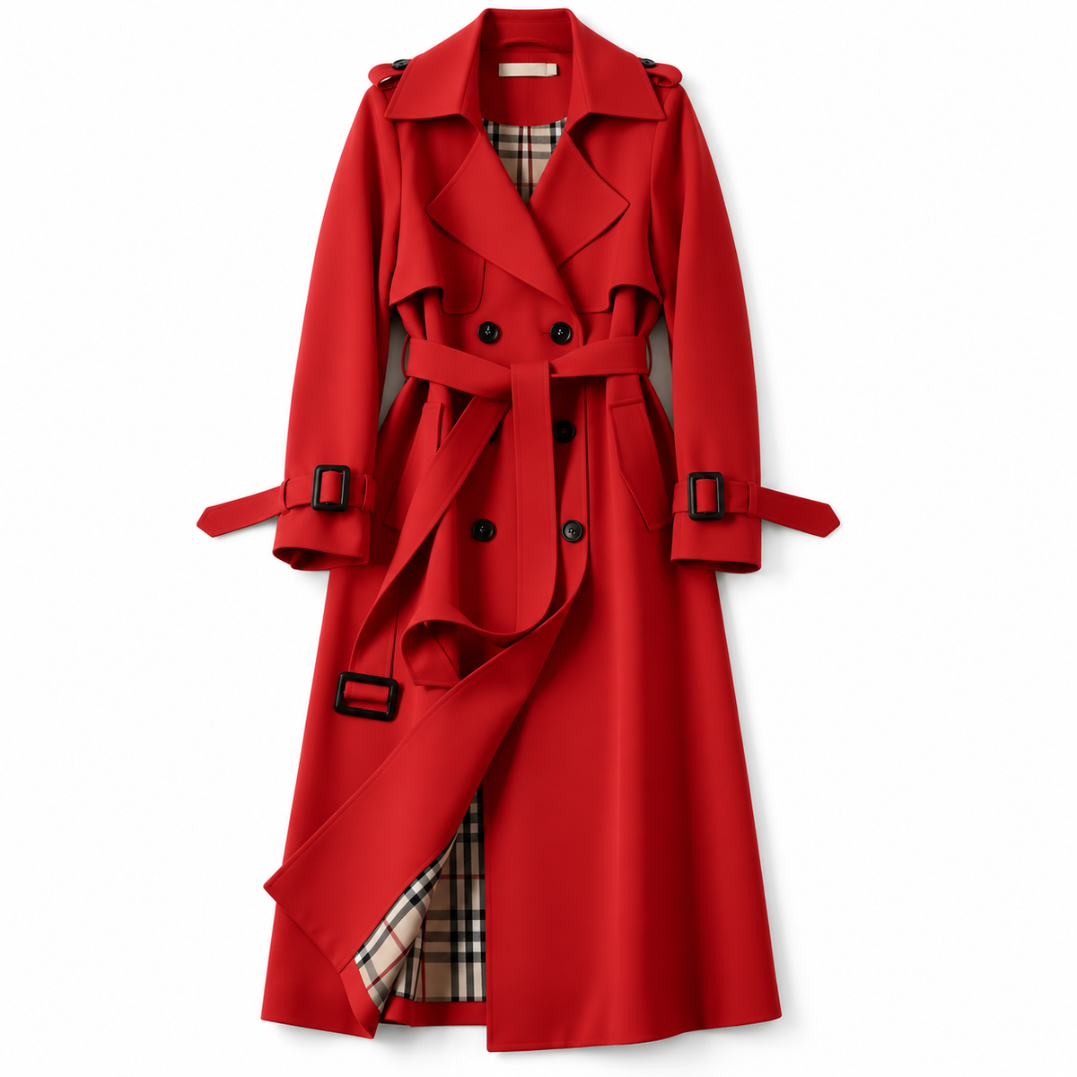 Natalia – Classic Long Trench Coat