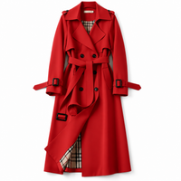 Natalia – Classic Long Trench Coat