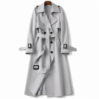 Natalia – Classic Long Trench Coat