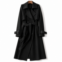 Natalia – Classic Long Trench Coat
