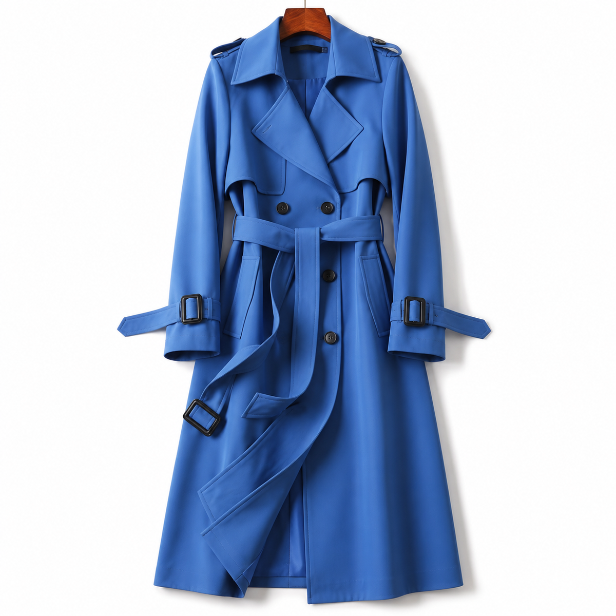 Natalia – Classic Long Trench Coat