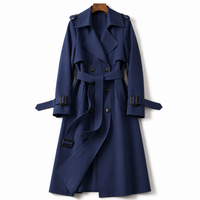 Natalia – Classic Long Trench Coat
