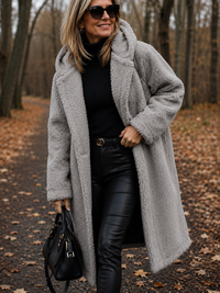 Roxanne – Long Teddy Coat