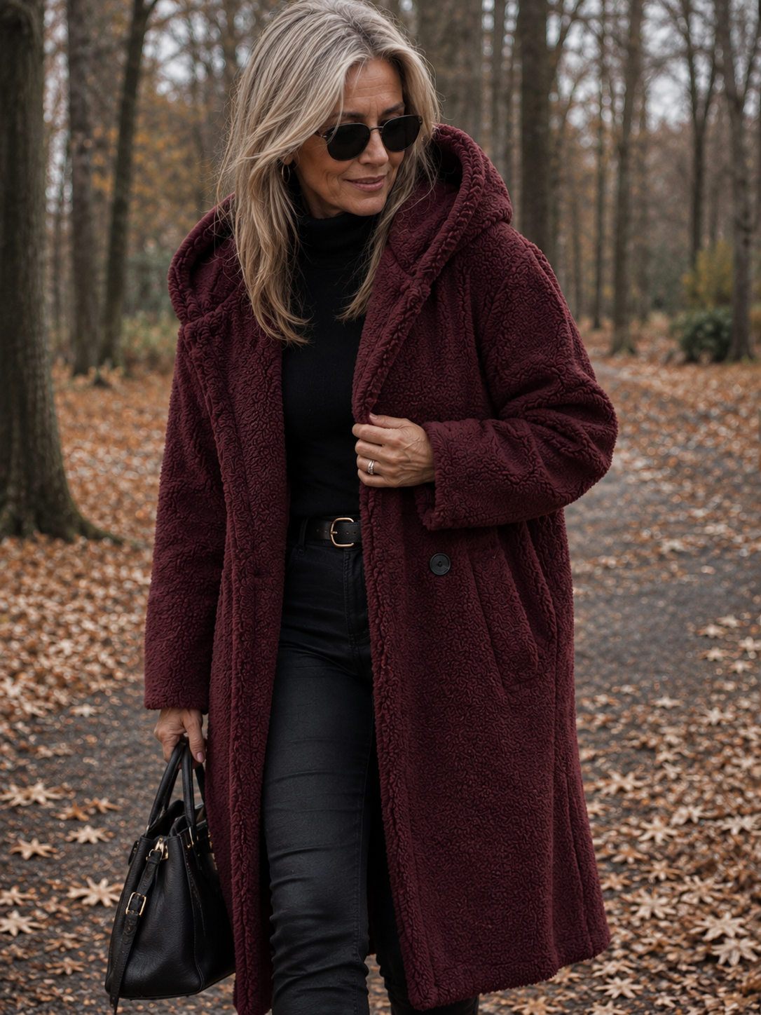 Roxanne – Long Teddy Coat