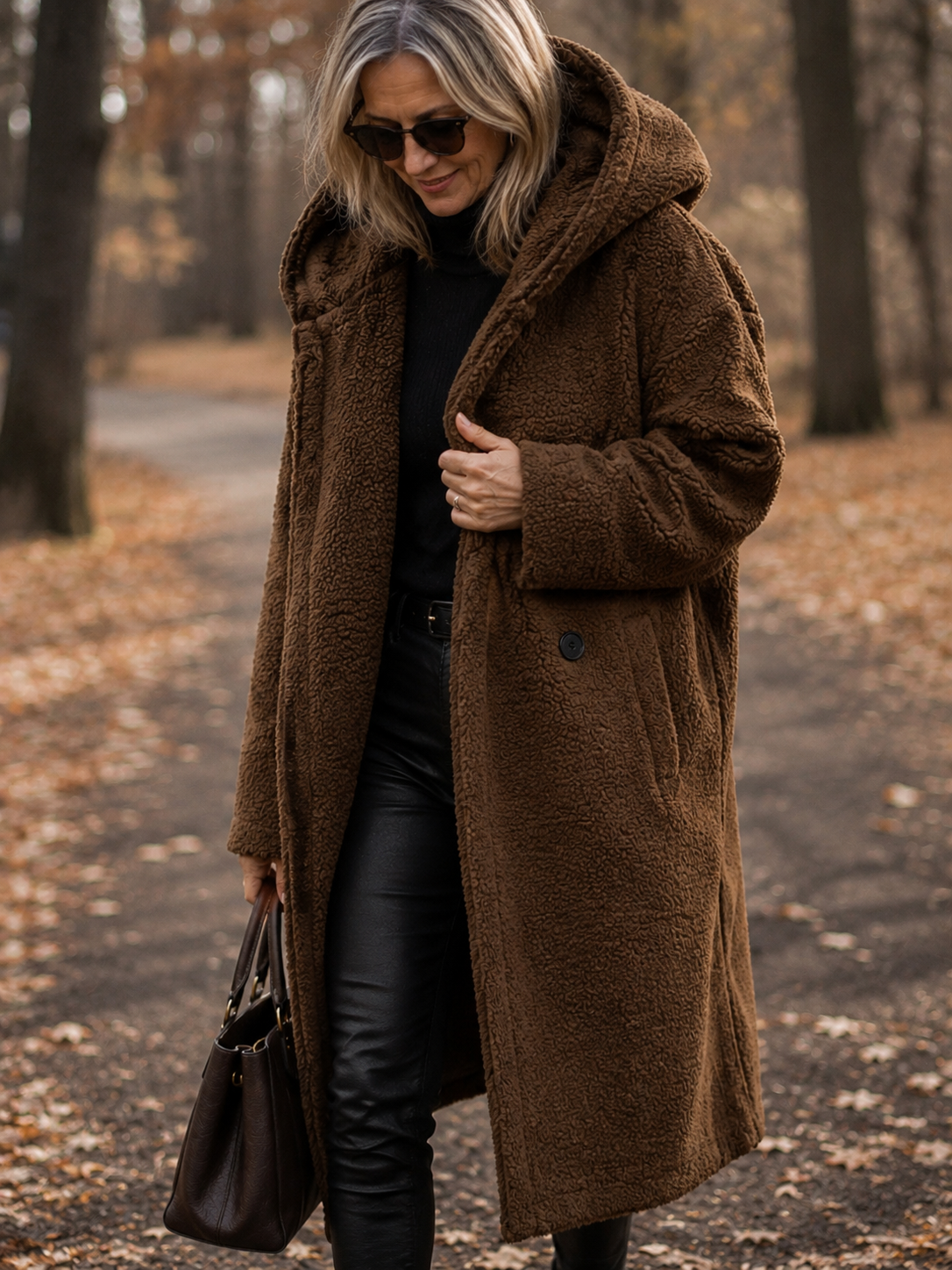 Roxanne – Long Teddy Coat