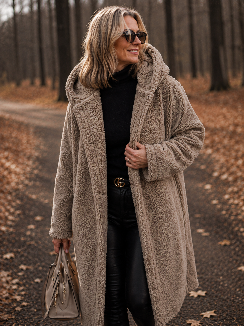 Roxanne – Long Teddy Coat