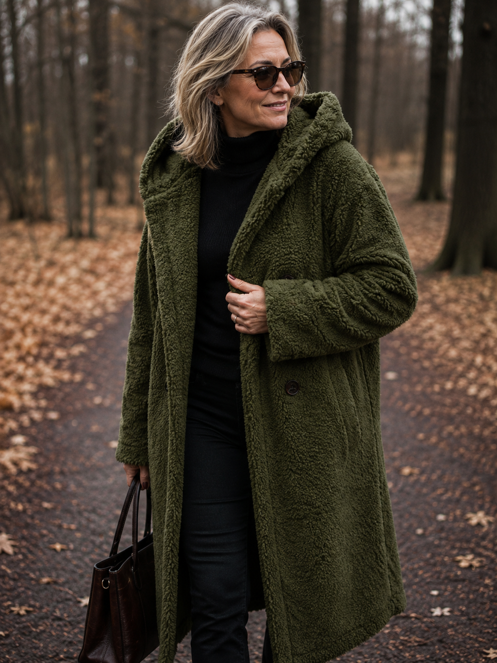 Roxanne – Long Teddy Coat